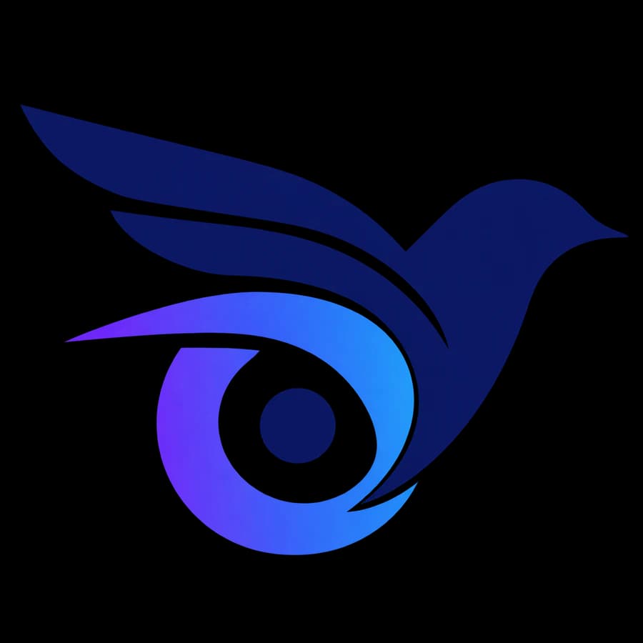 Logo fictif sans texte, style pictogramme