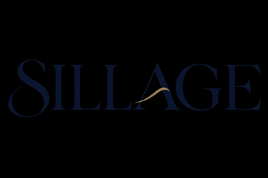 Logo fictif SILLAGE, style typographique